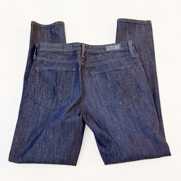 AG The Prima Cigarette Ankle Dark Wash Denim Skinny Jeans Size 27 MINT - Picture 5 of 7